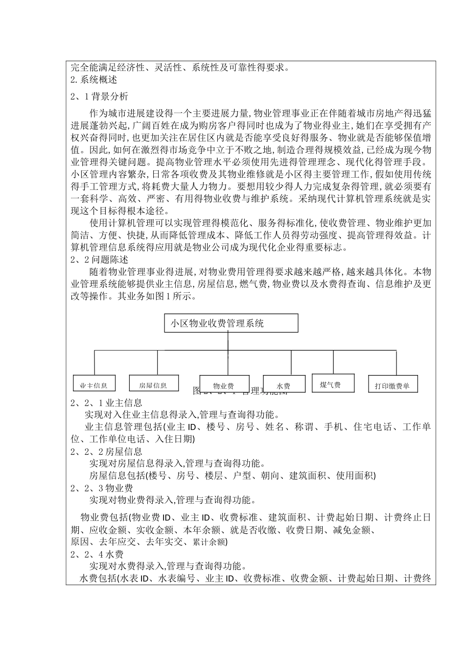 小区物业管理收费系统_第2页