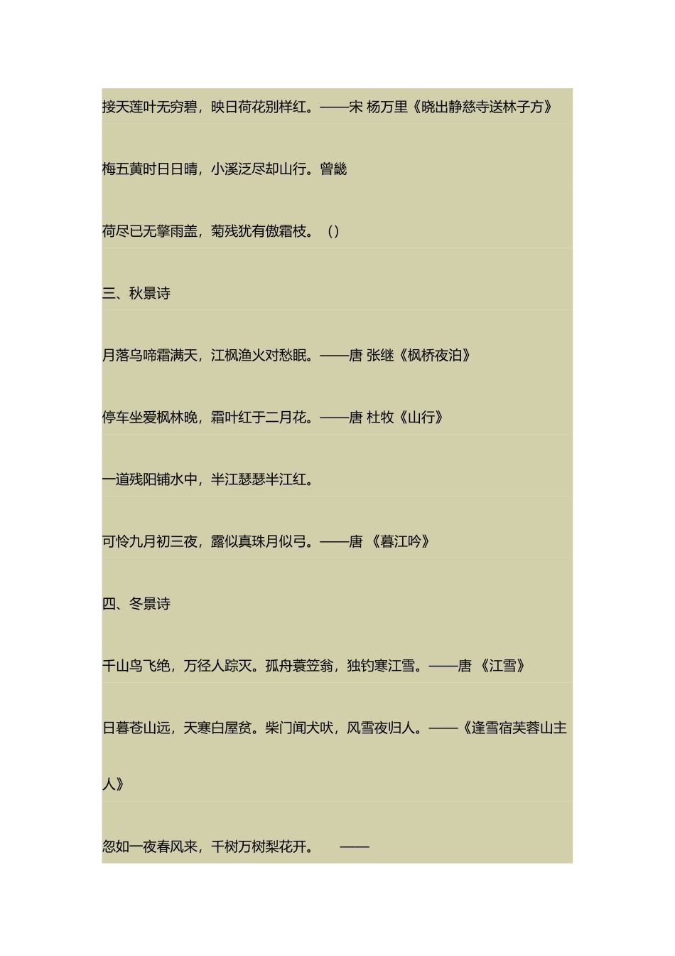 小学古诗大全61989_第3页