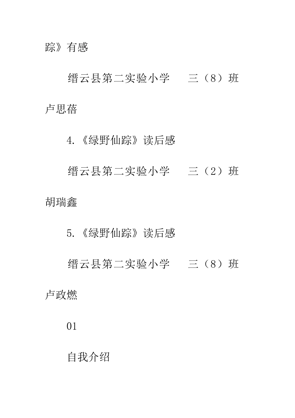 小学生《绿野仙踪》读后感精选5篇_第2页