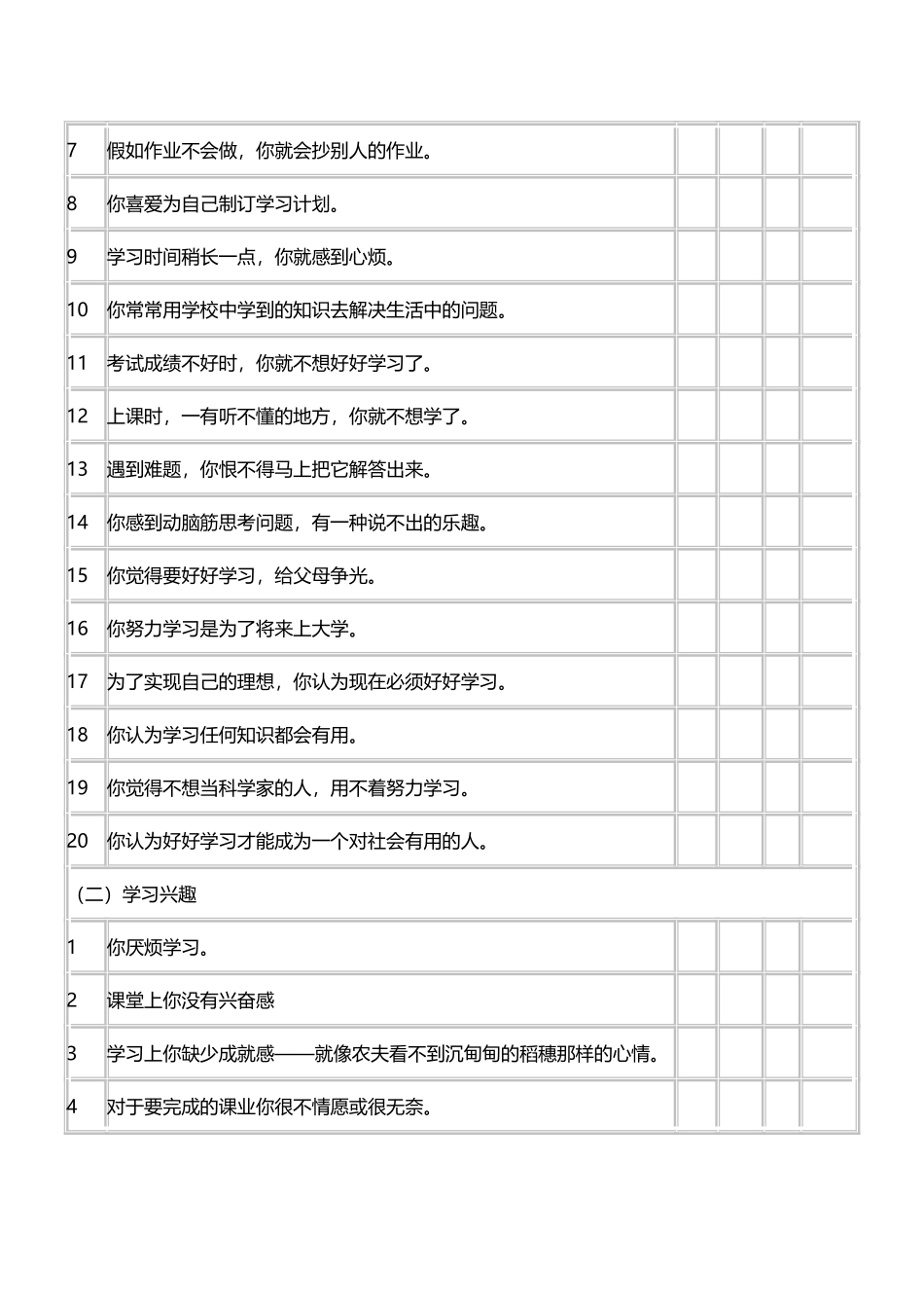 小学生心理健康综合测量_第3页