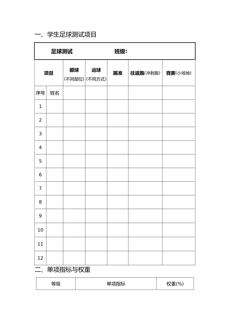 小学生足球测试项目_第1页