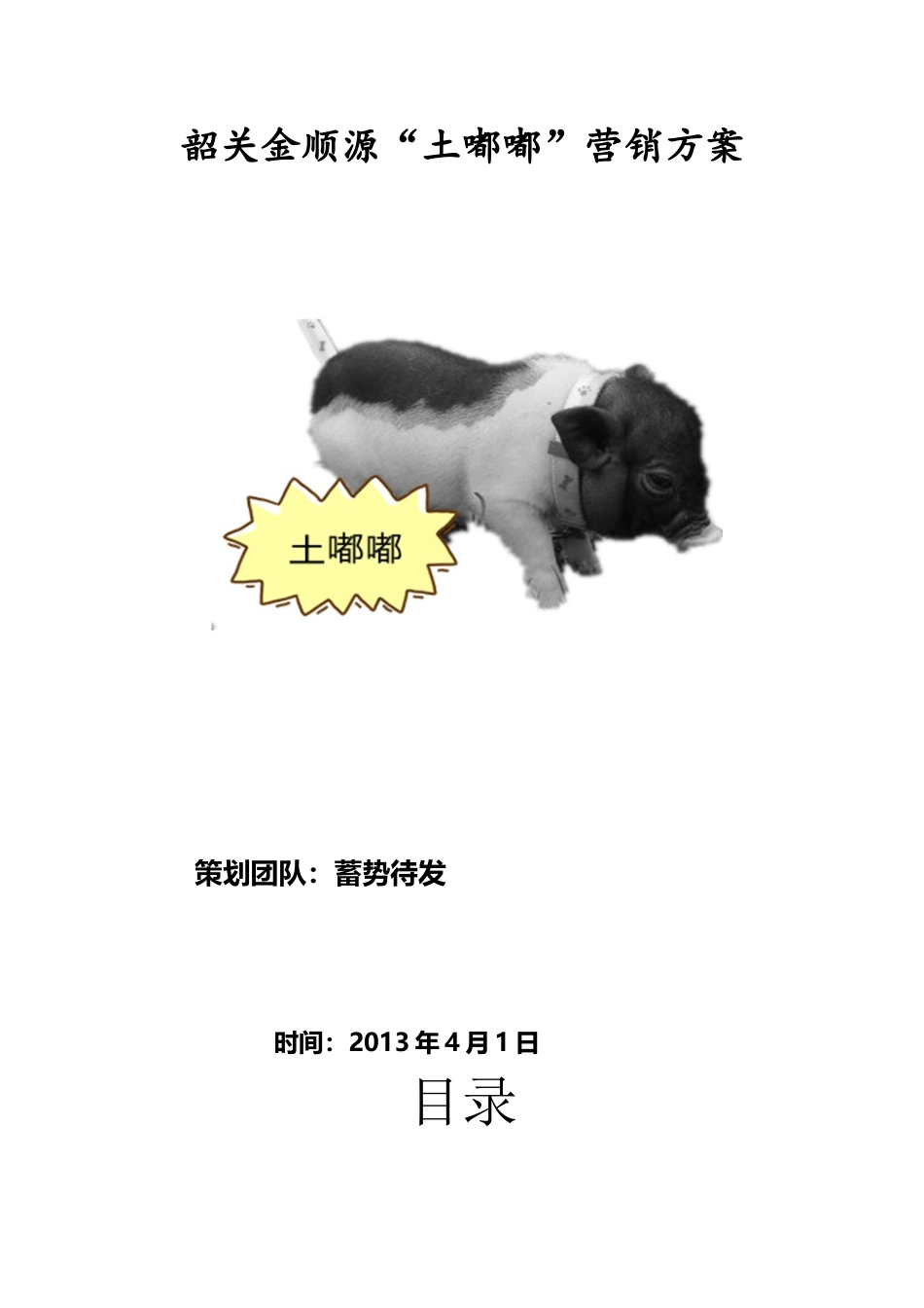 小香猪营销方案_第2页