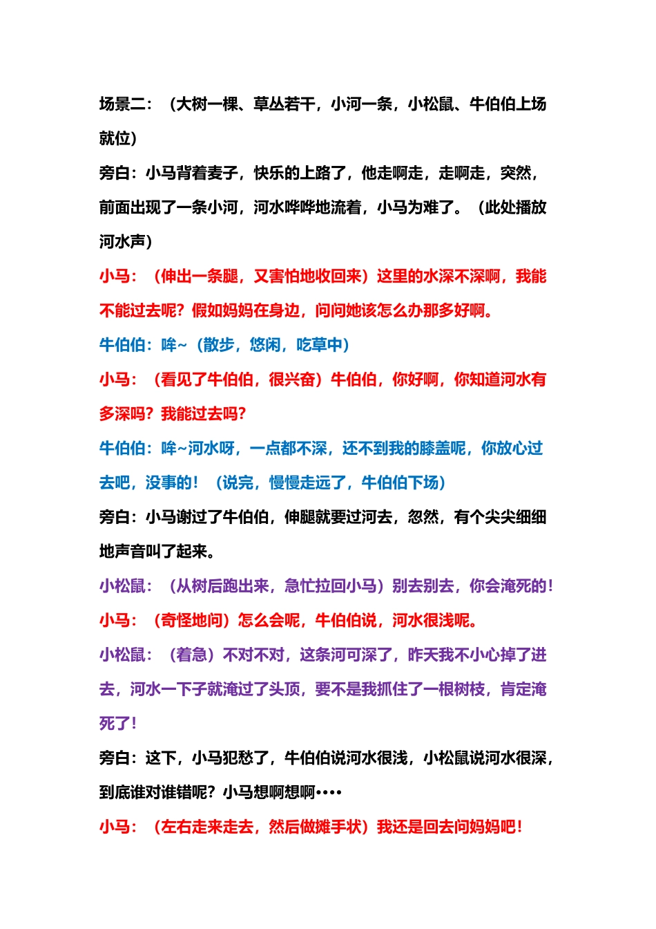 小马过河-剧本_第3页