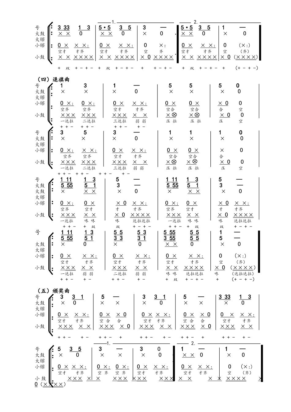 少先队鼓号队总谱0—10套_第2页