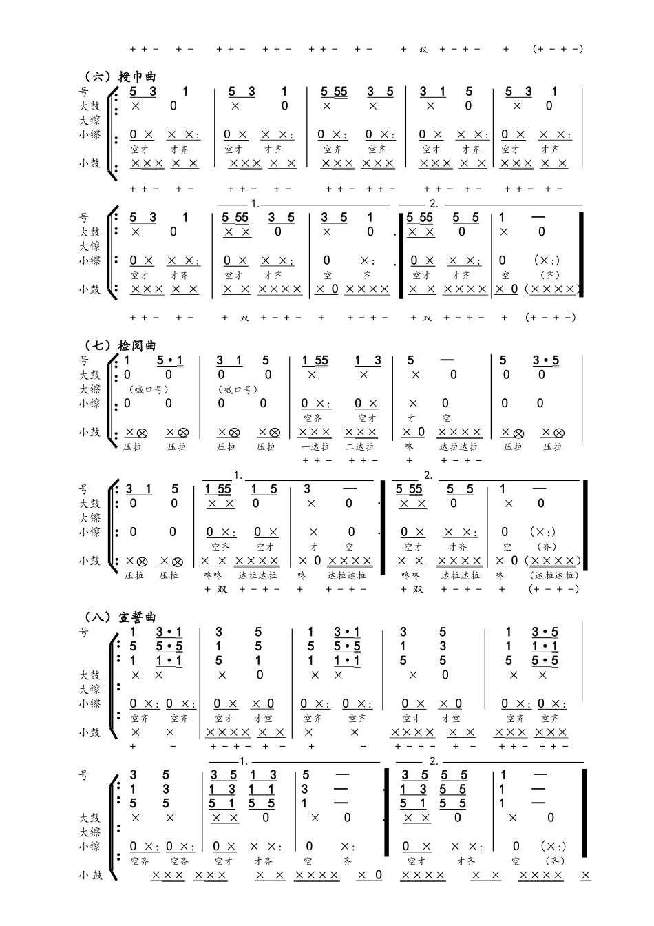少先队鼓号队总谱0—10套_第3页