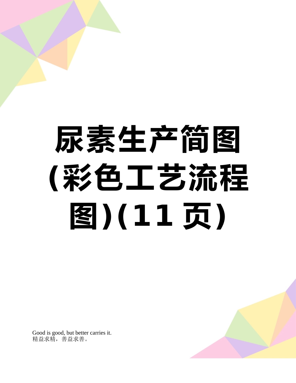 尿素生产简图_第1页
