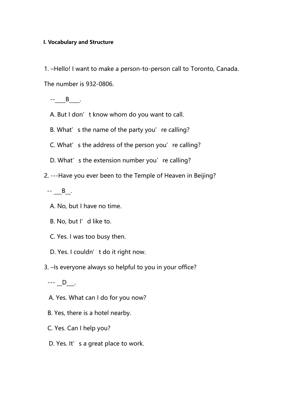 山大专升本-本科英语3-1_第2页