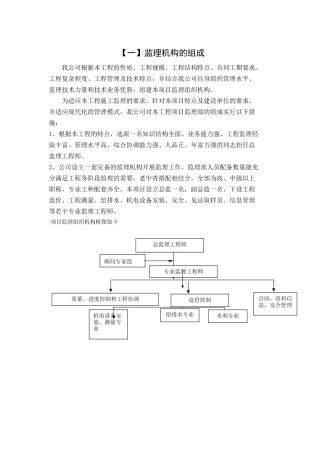 山洪沟防治理项目监理标段监理大纲162页