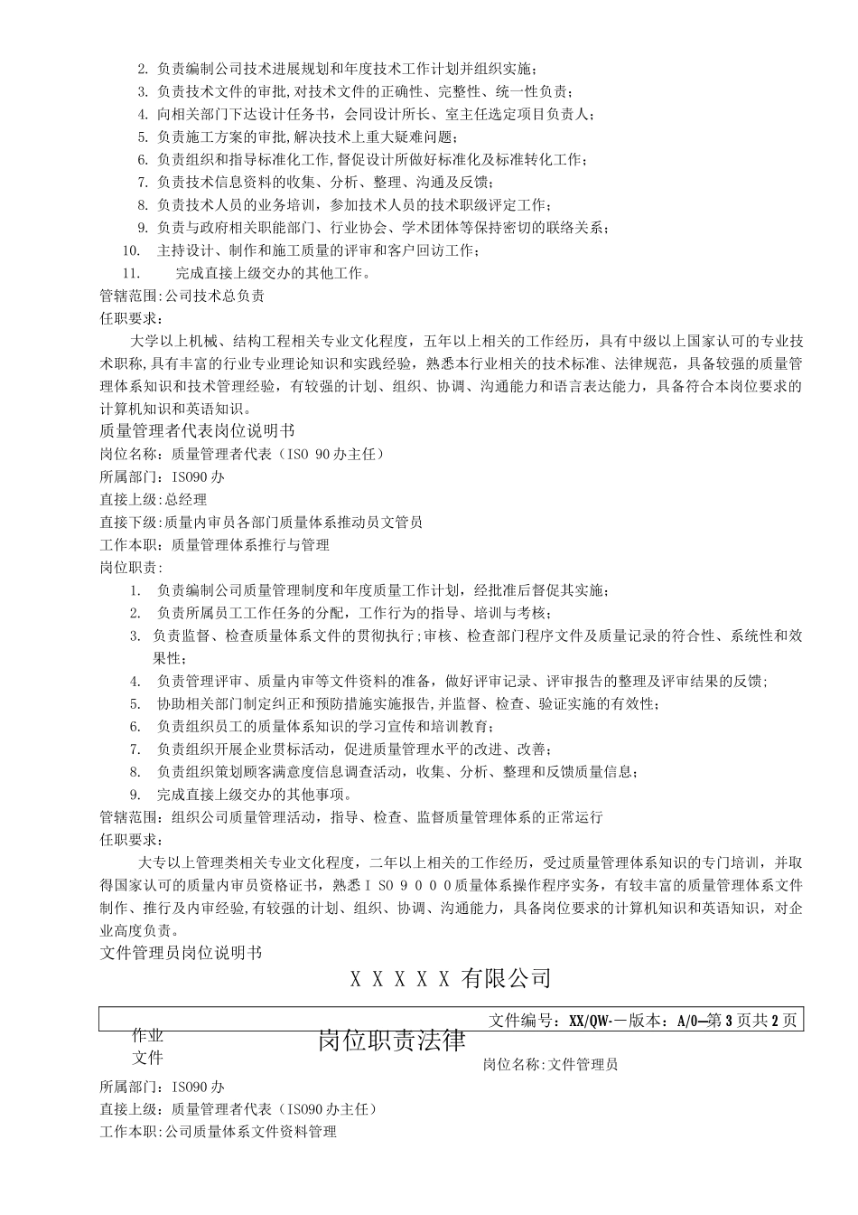 岗位职责规范_第3页