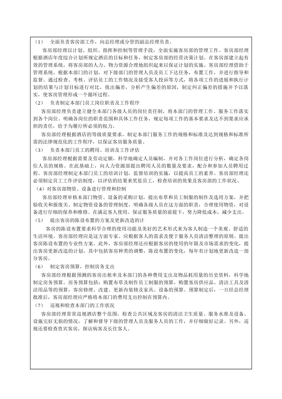 岗位说明书空白版_第2页