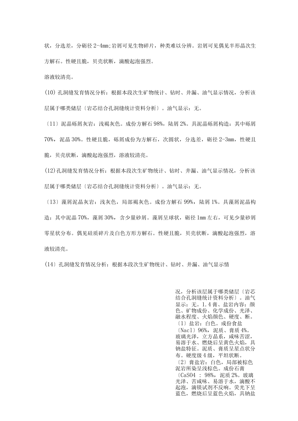 岩心岩屑描述_第3页