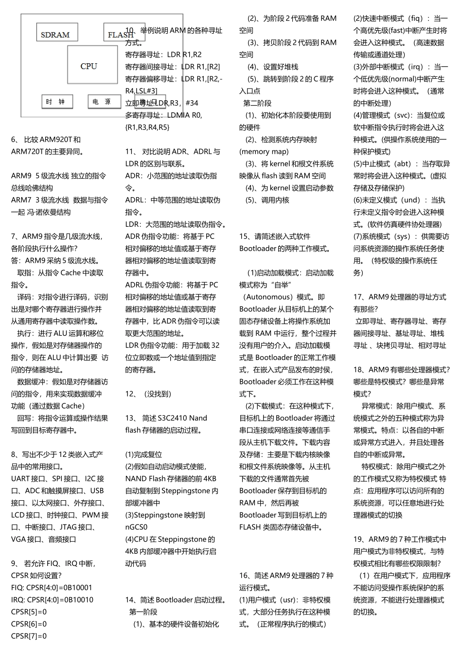 嵌入式复习题_第3页