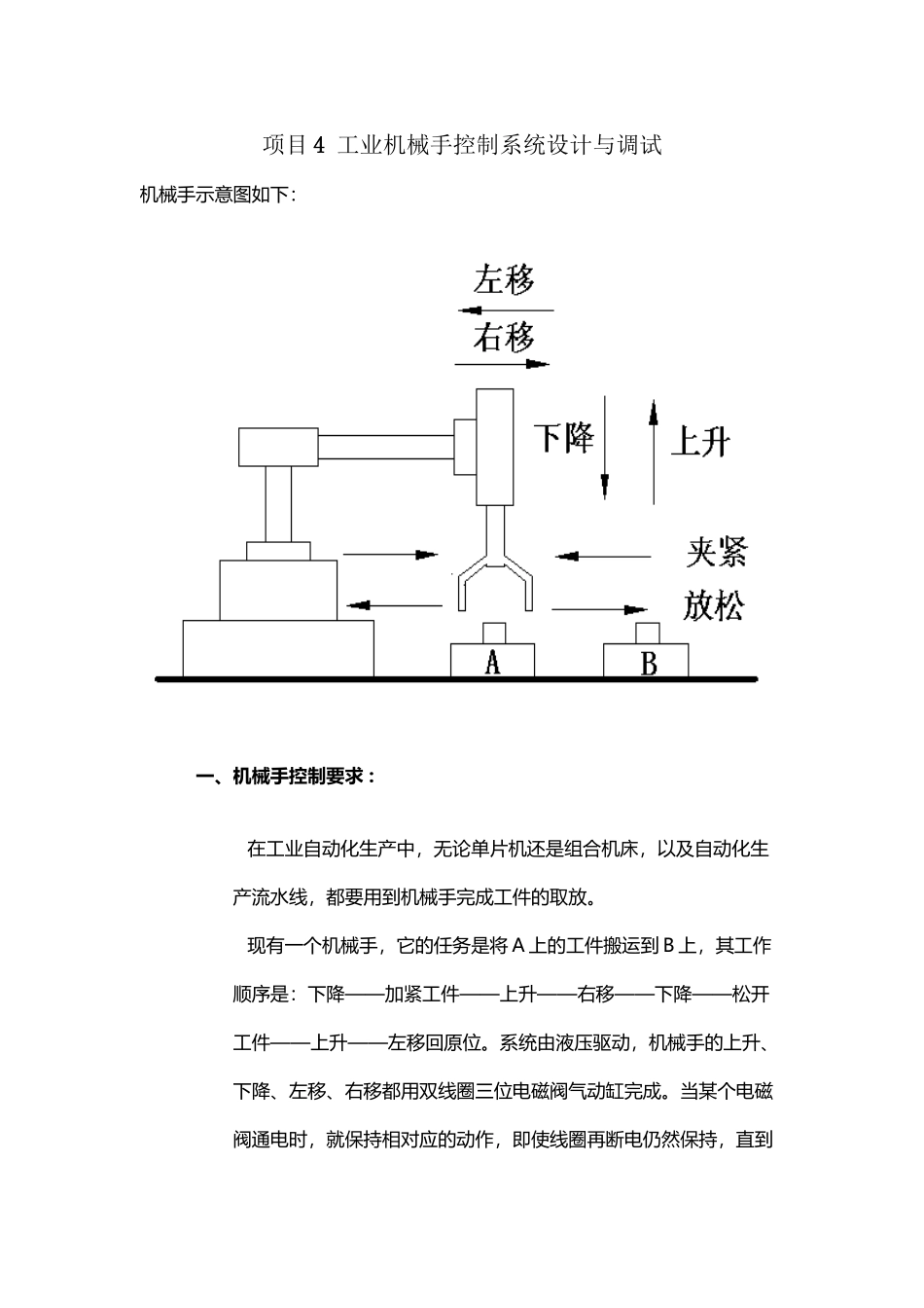 工业机械手控制系统设计与调试_第2页