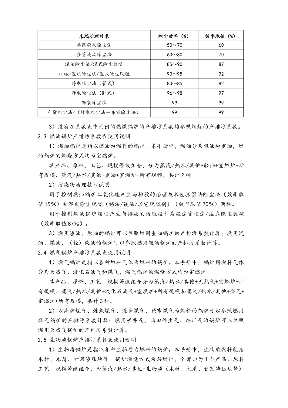 工业锅炉产排污系数_第3页