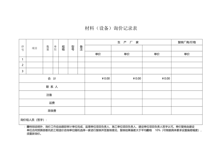 工程材料询价单_第2页