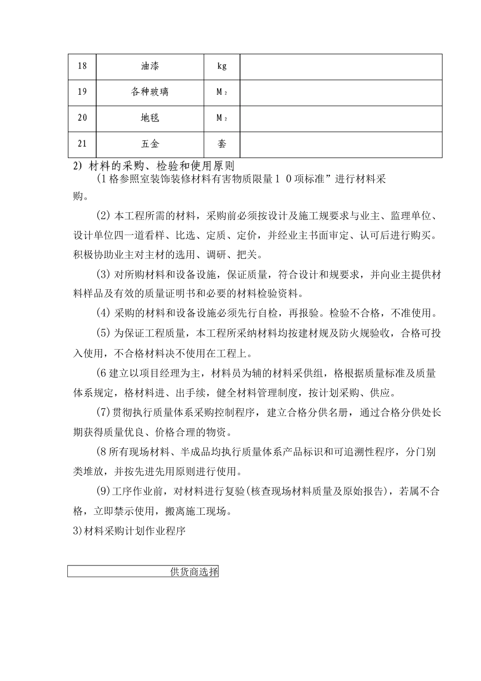 工程材料进场计划_第2页