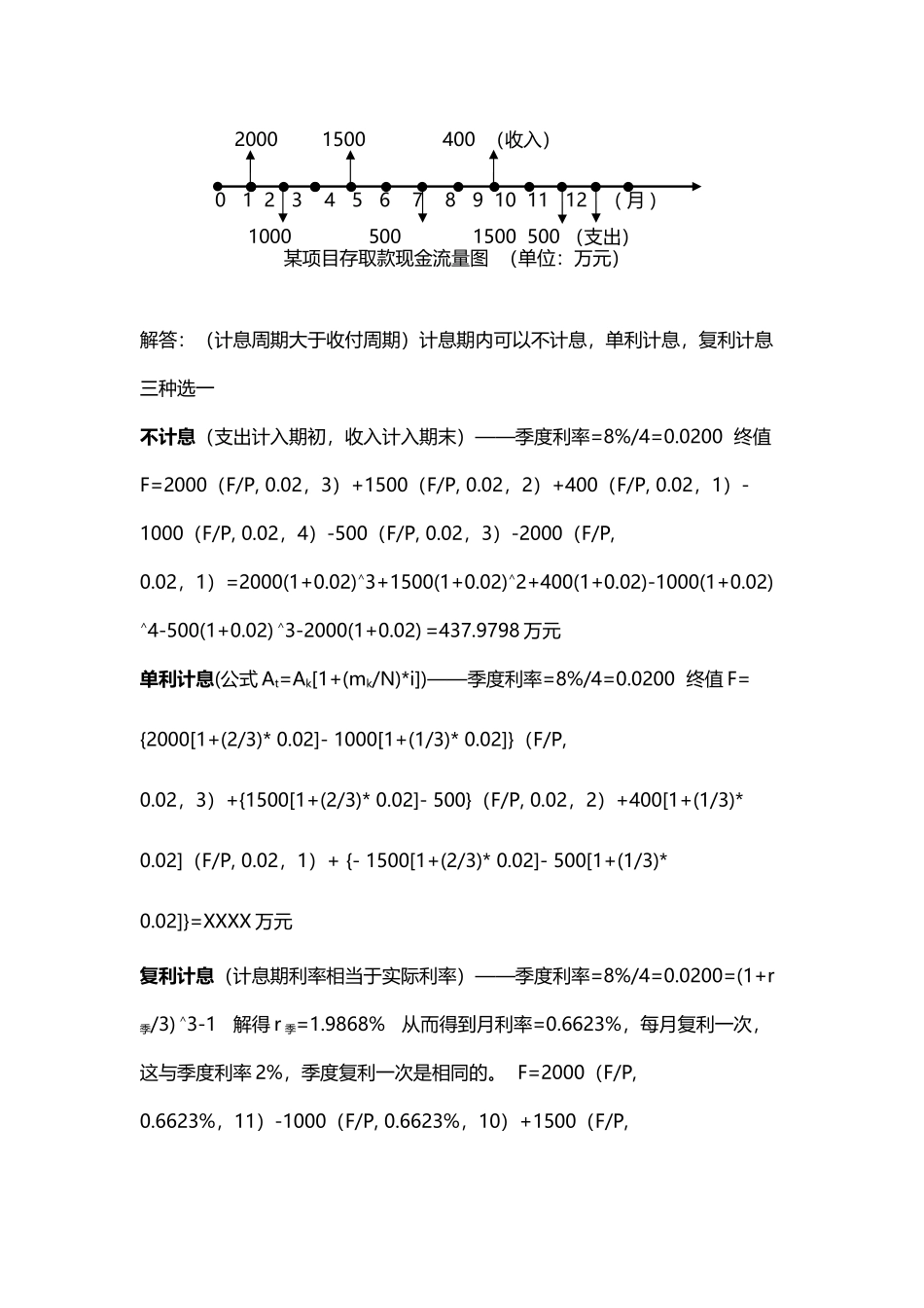 工程经济学第一二章作业题解答_第3页