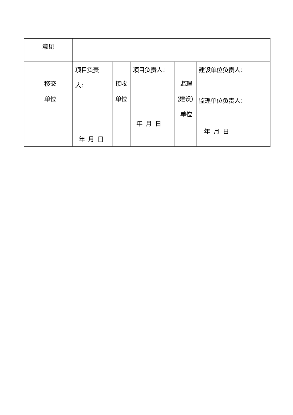 工程项目移交单_第3页