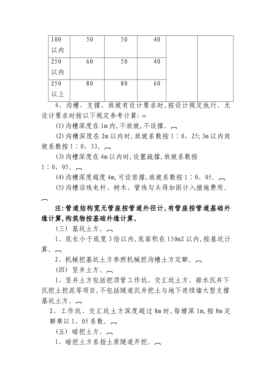 市政土方及管道计算规则_第2页