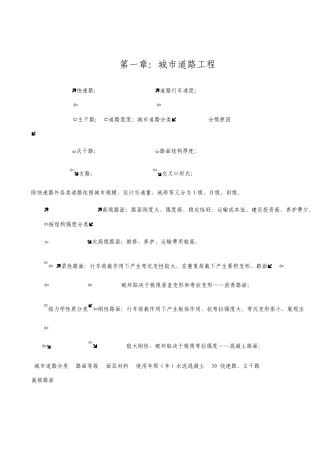 市政工程中级职称考试难点重点