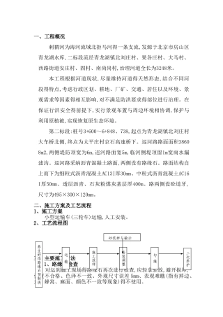 市政工程道路路缘石安装施工方案