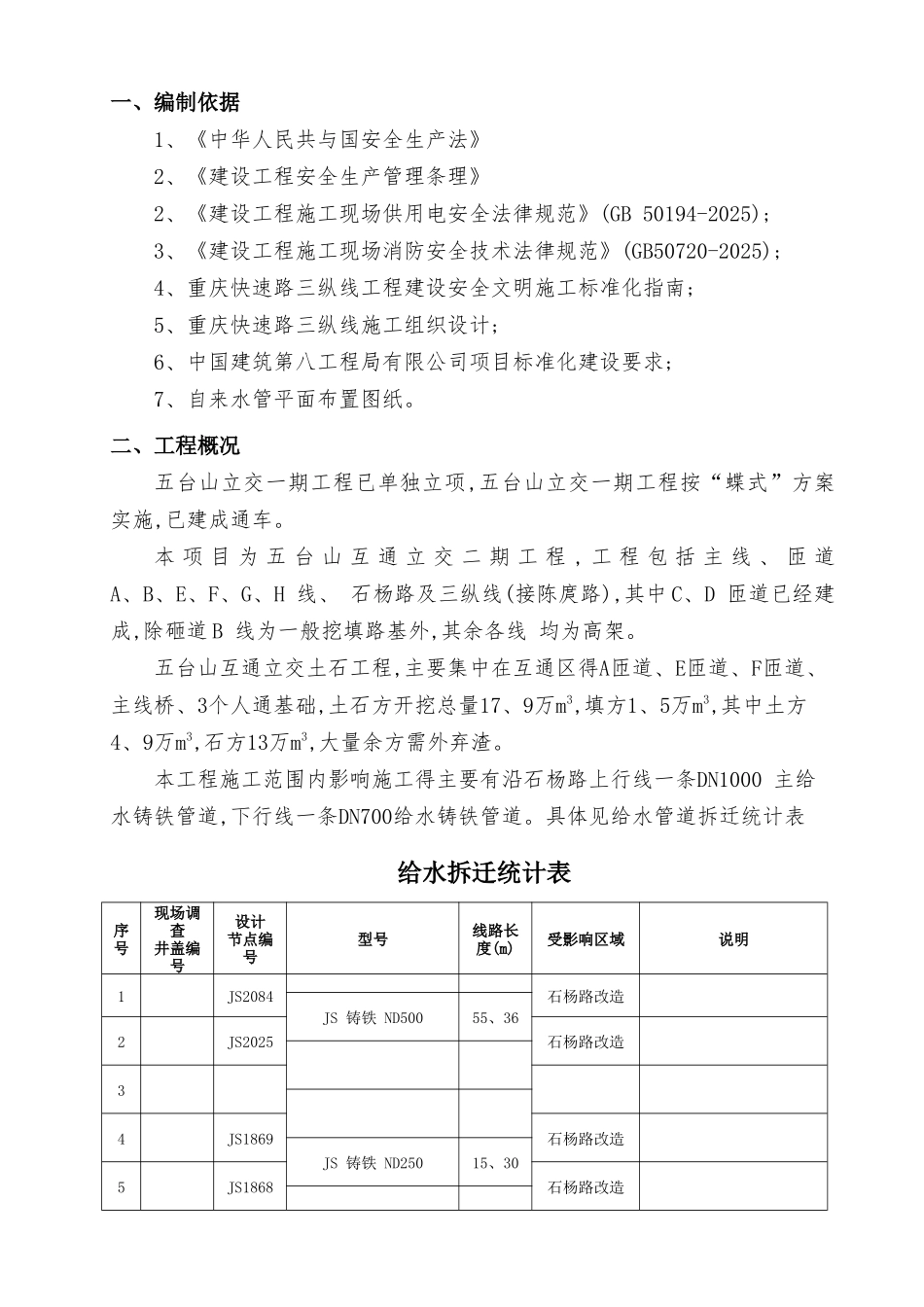 市政给水管道保护方案_第2页