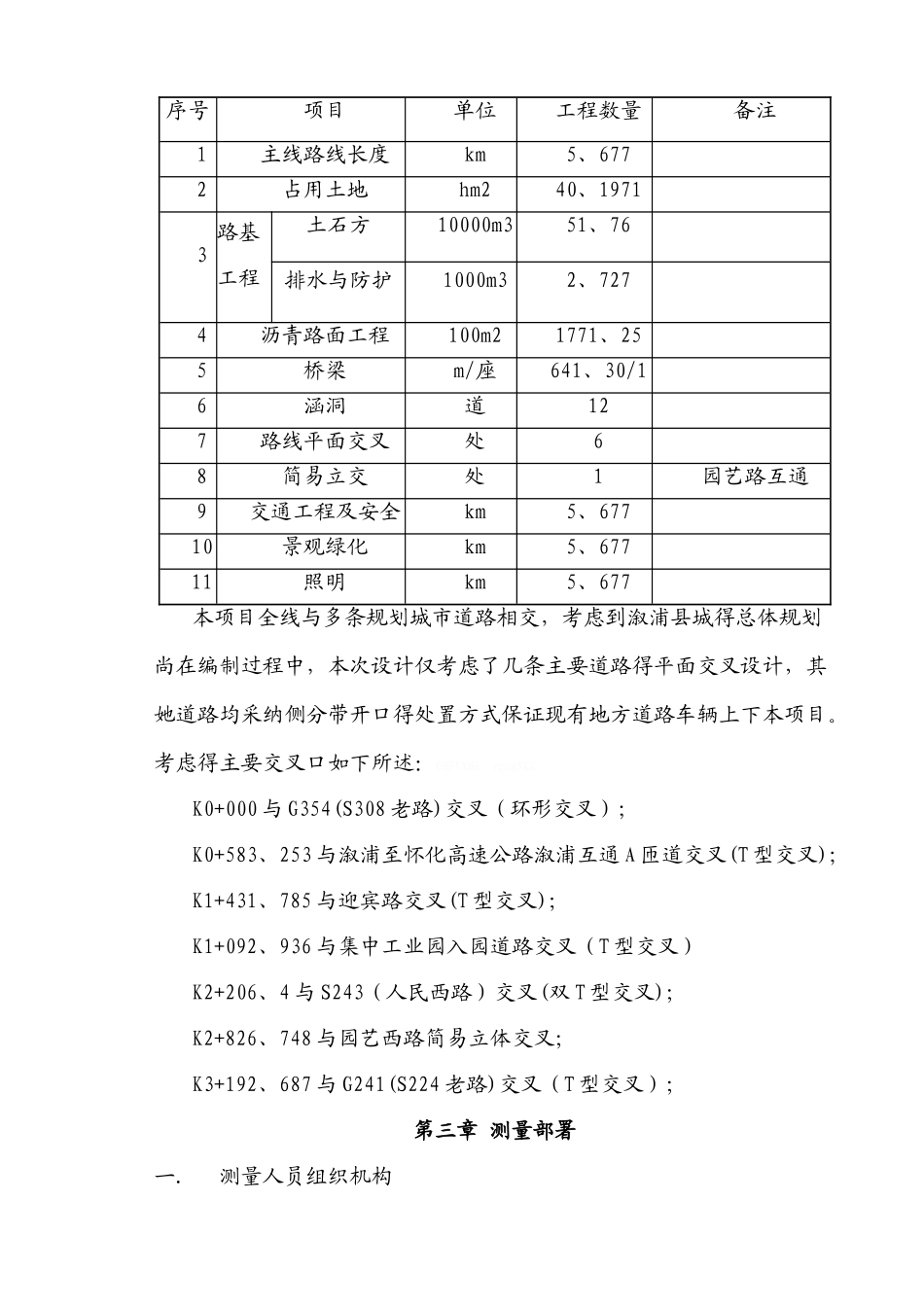 市政道路施工测量方案_第3页