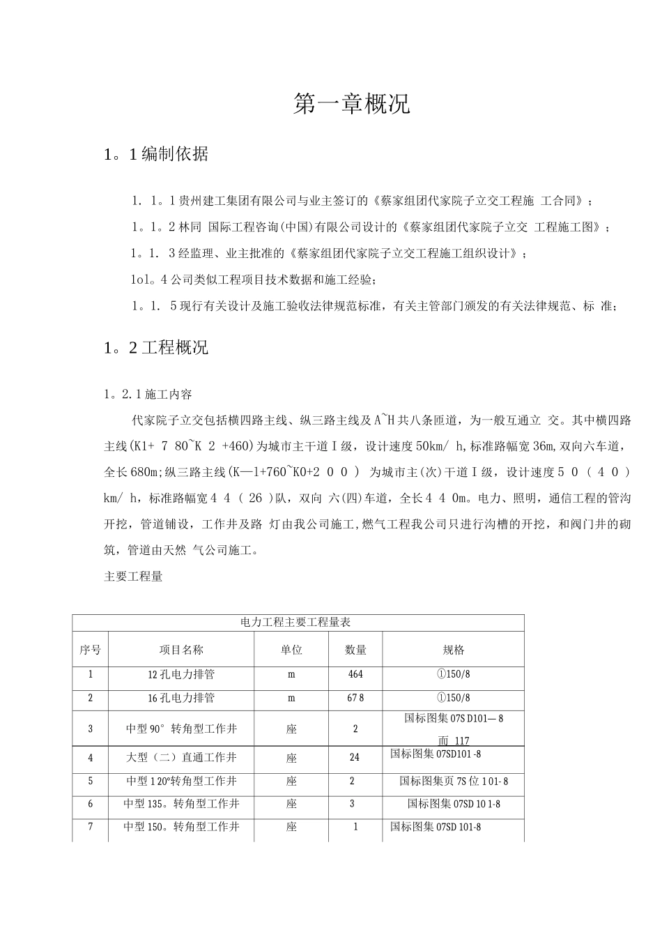 市政道路电力、照明、通信管道工程施工方案_第2页