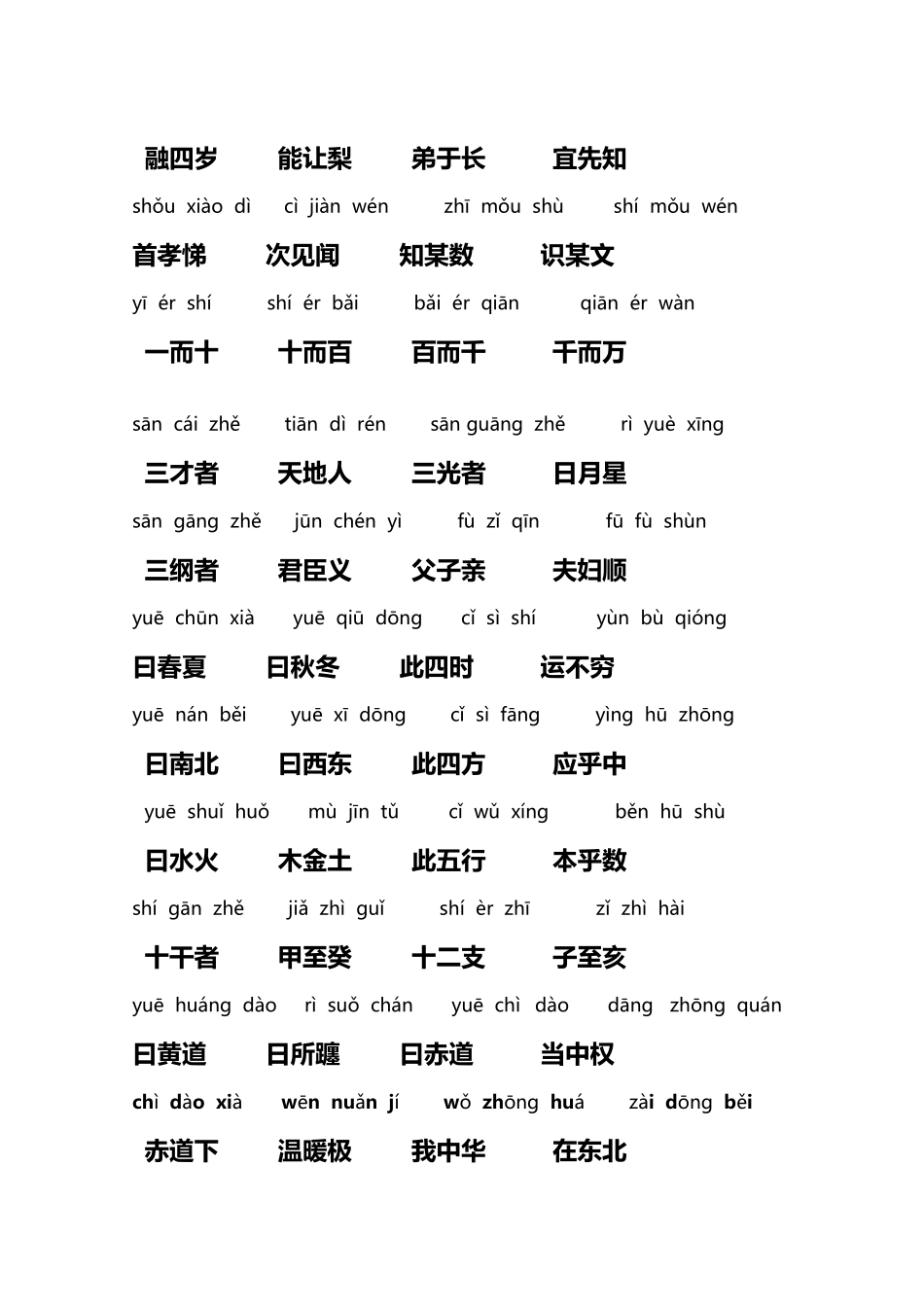 带拼音音三字经_第3页