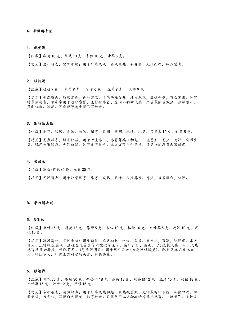 常用中药方剂100首_第2页