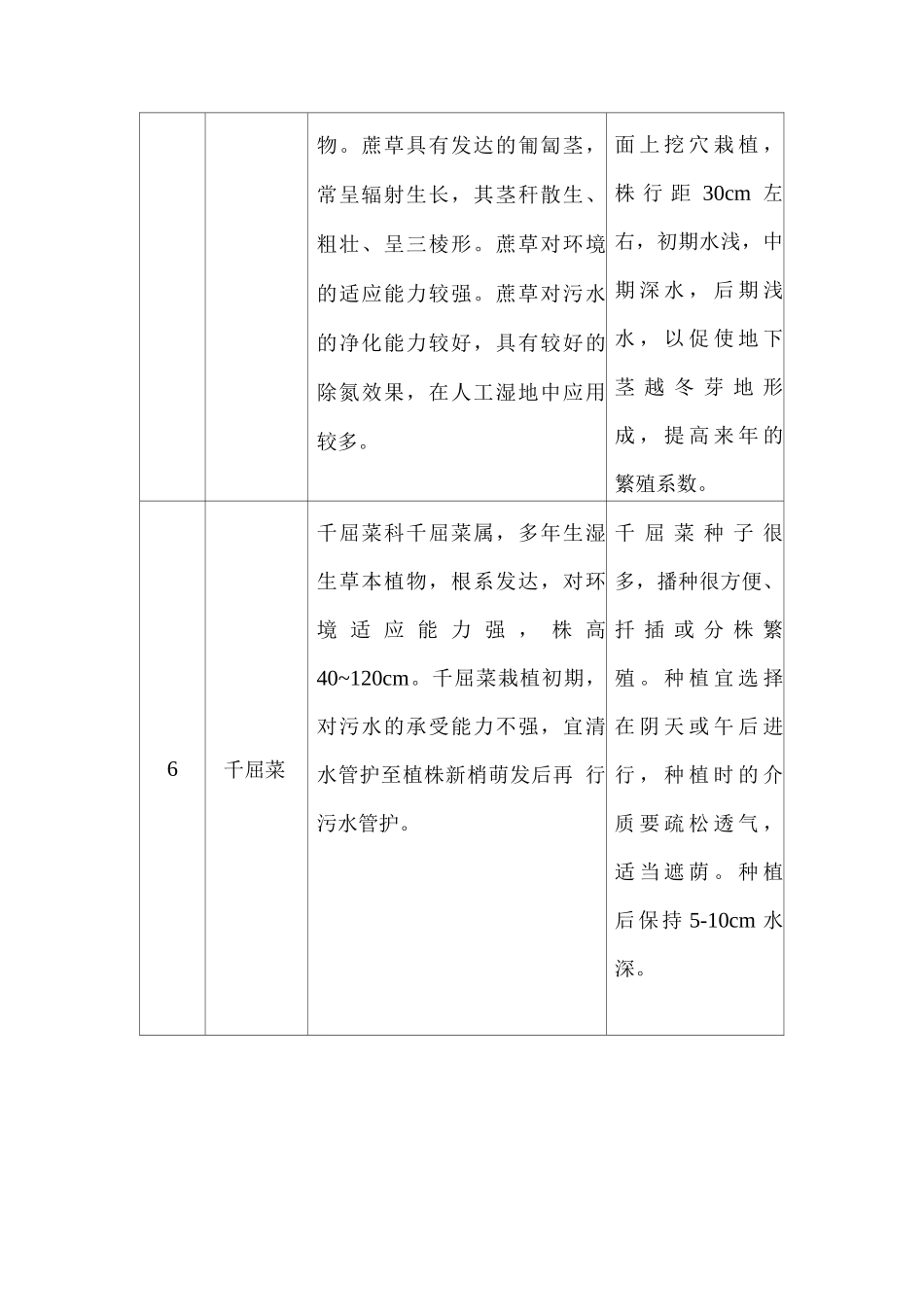 常用人工湿地植物及特性_第3页