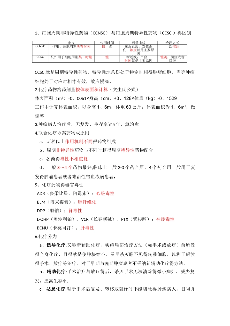 常用化疗药分类_第1页