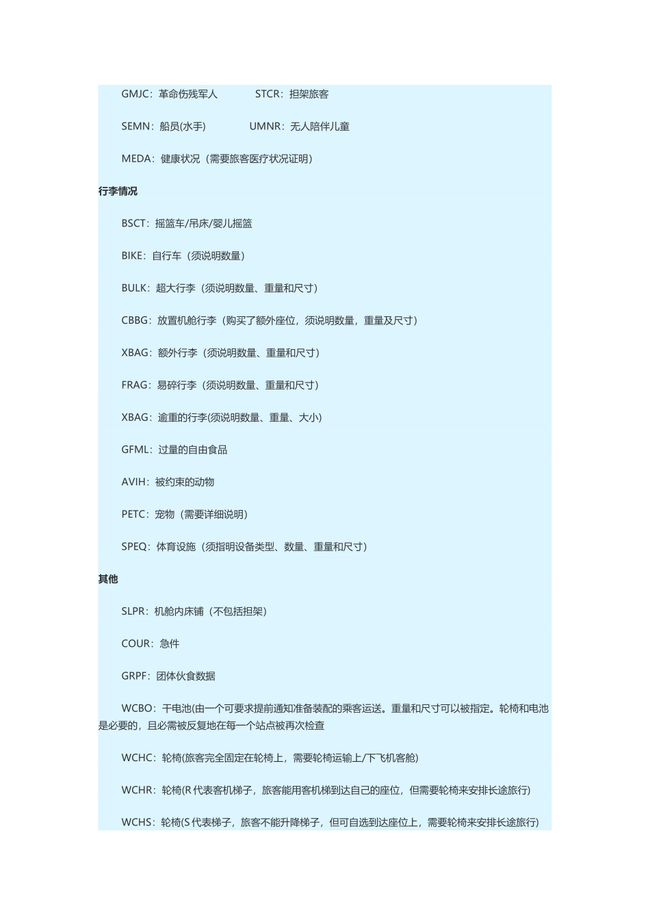 常用特殊服务代码表_第3页