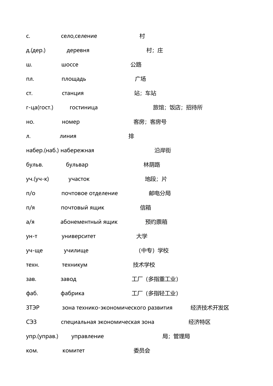 常见俄语缩写_第3页