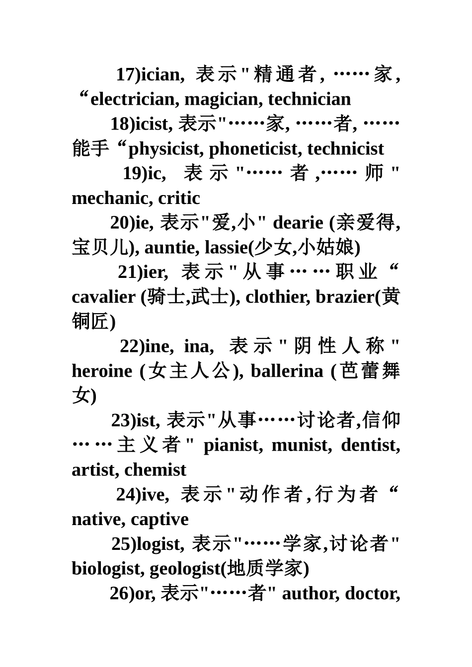 常见名词后缀总结_第3页