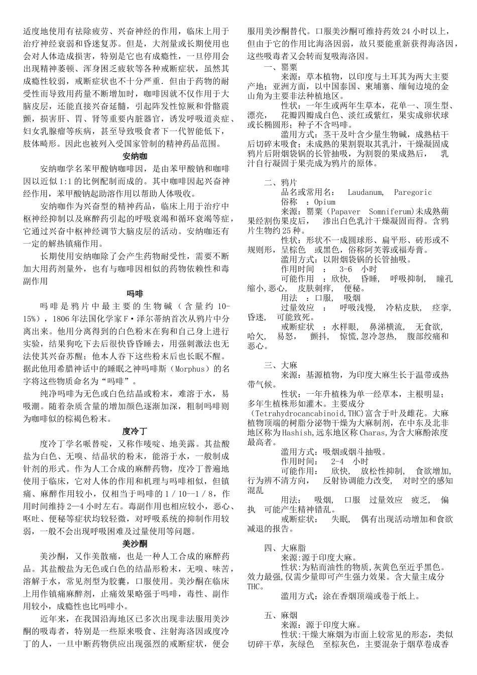 常见毒品种类_第2页