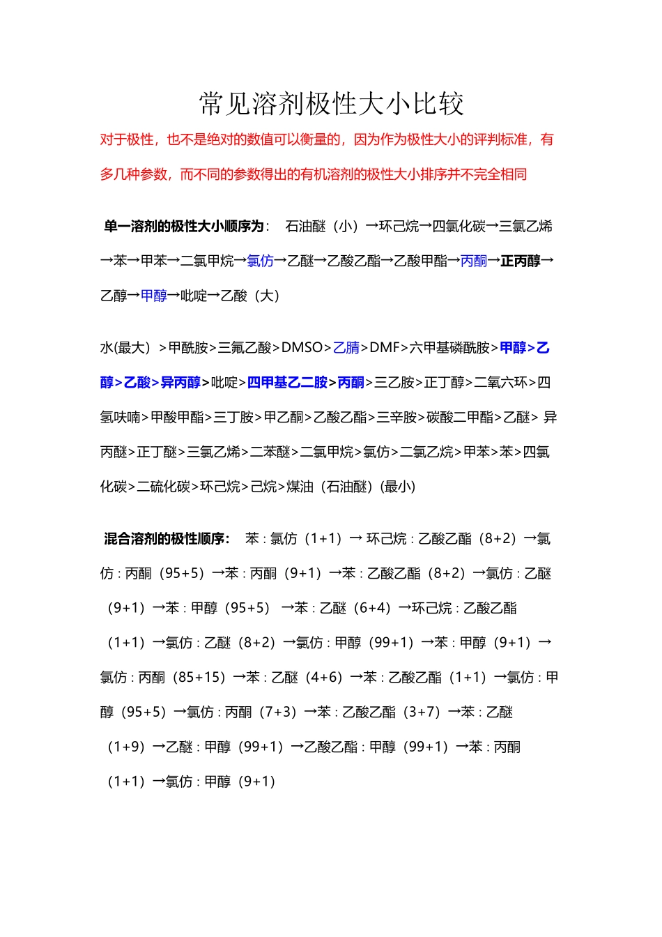 常见溶液极性比较_第2页