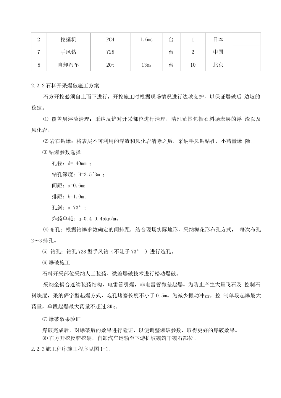 干砌石护坡施工方案_第2页