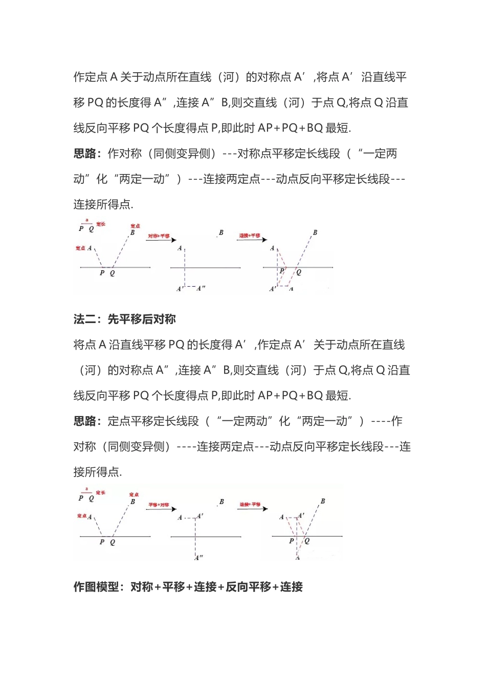 平移型“将军饮马”问题解法大全_第3页