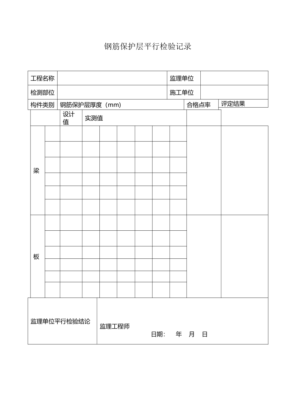 平行检验记录表28183_第2页