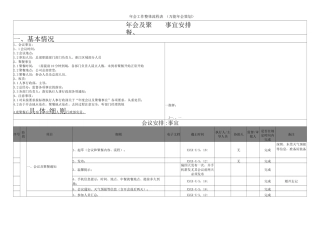 年会工作整体流程表