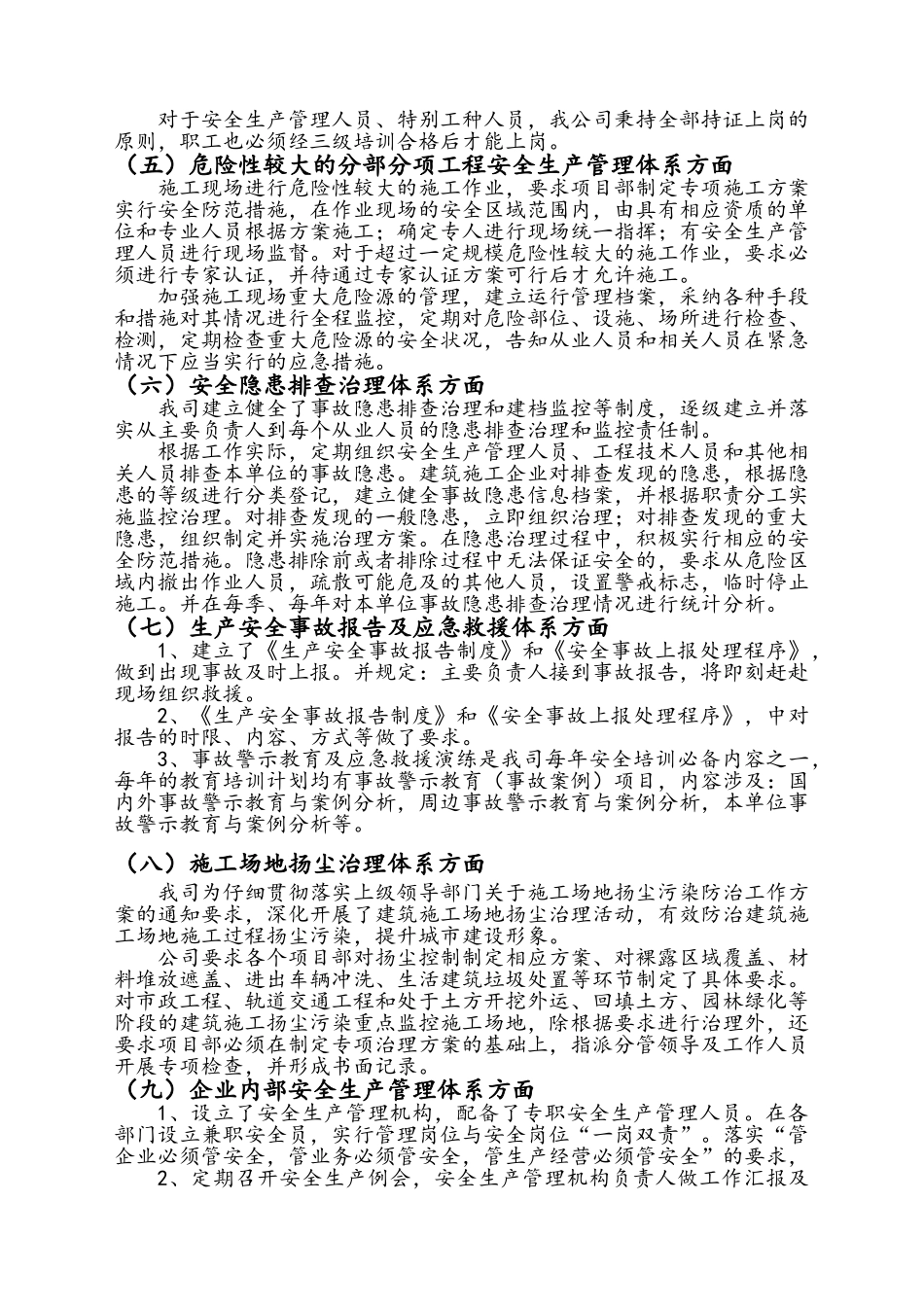 年度XX安全生产主体责任履职报告_第2页