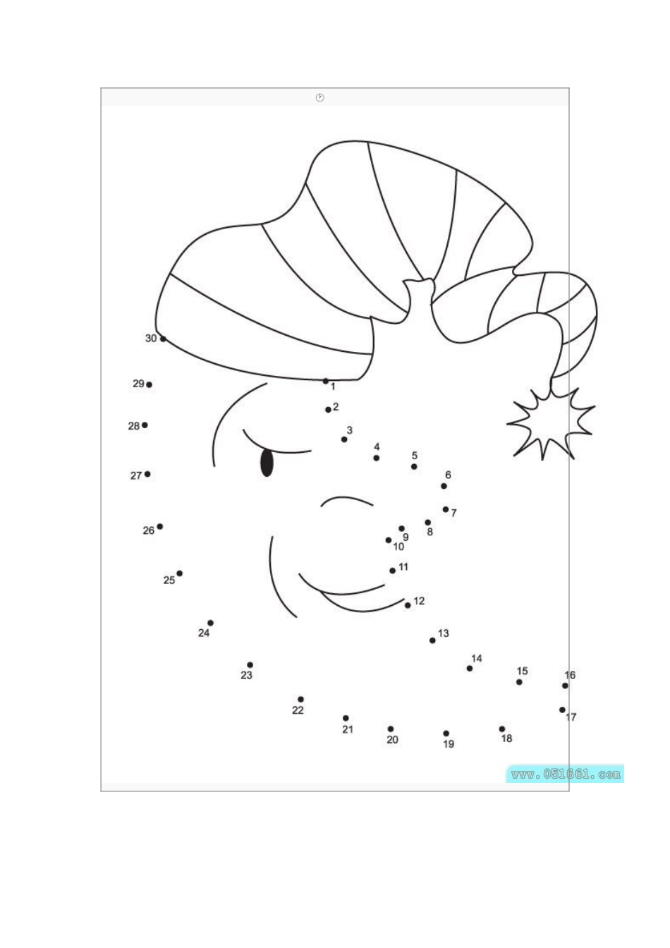 幼儿动物图案数字连线图_第3页