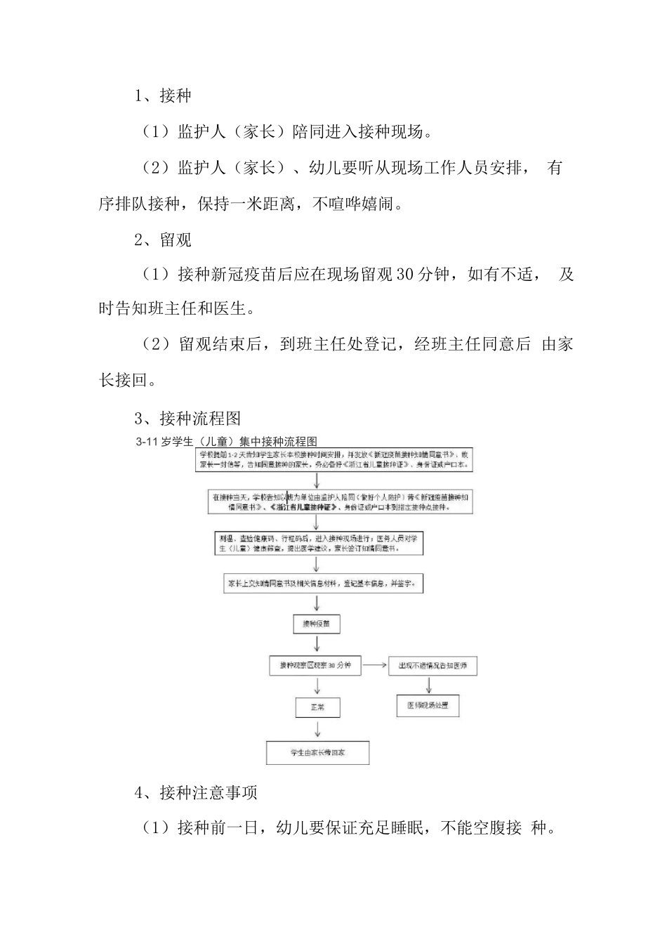 幼儿园2025组织儿童新冠疫苗接种方案正式版_第3页