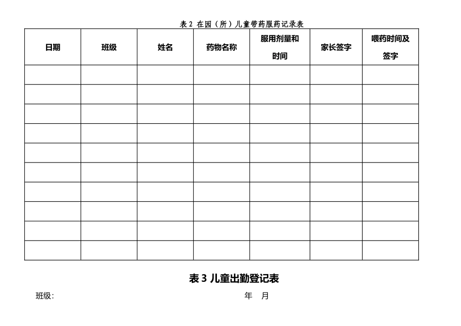 幼儿园保健表格_第3页