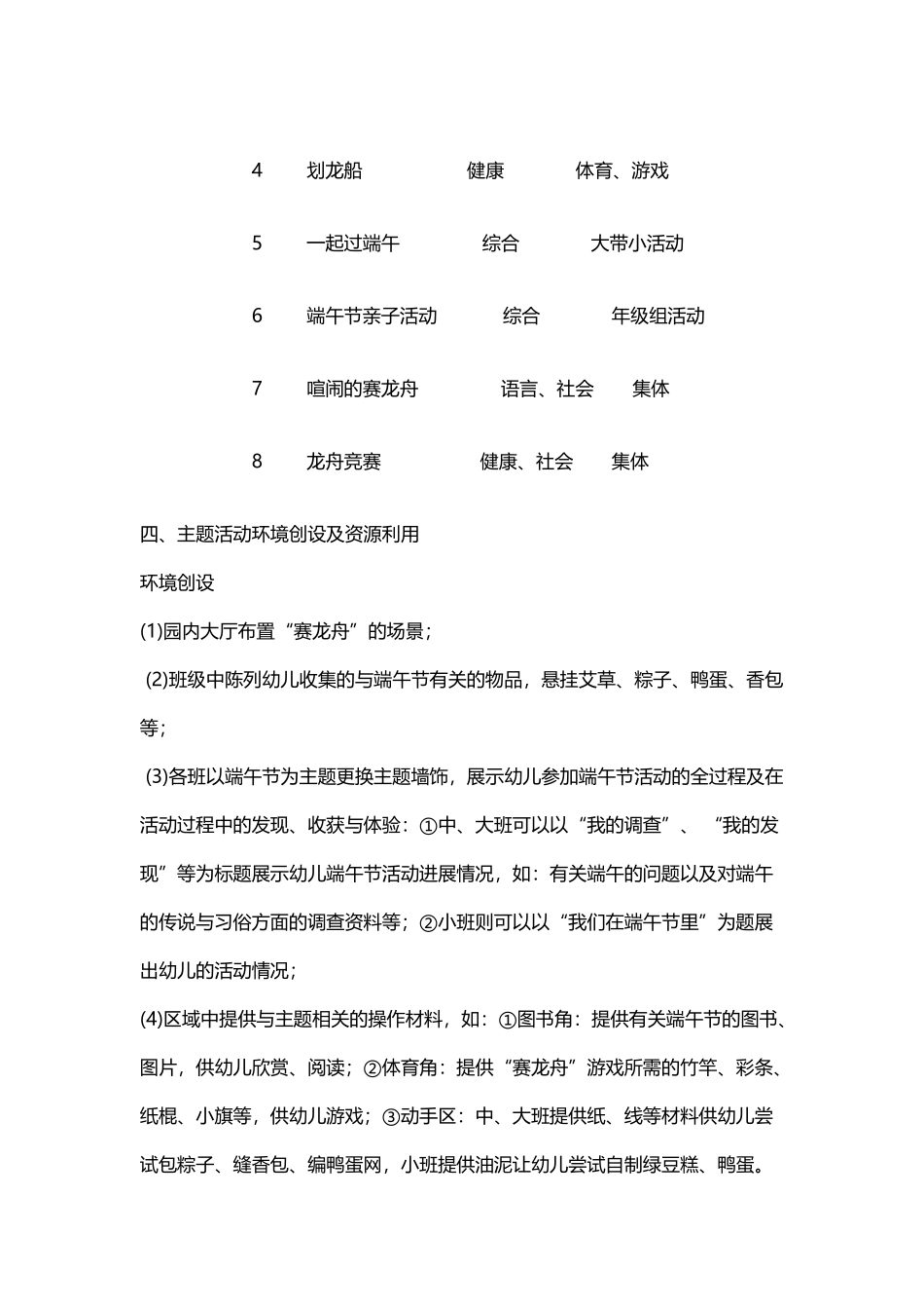 幼儿园小班主题活动设计-端午节_第3页