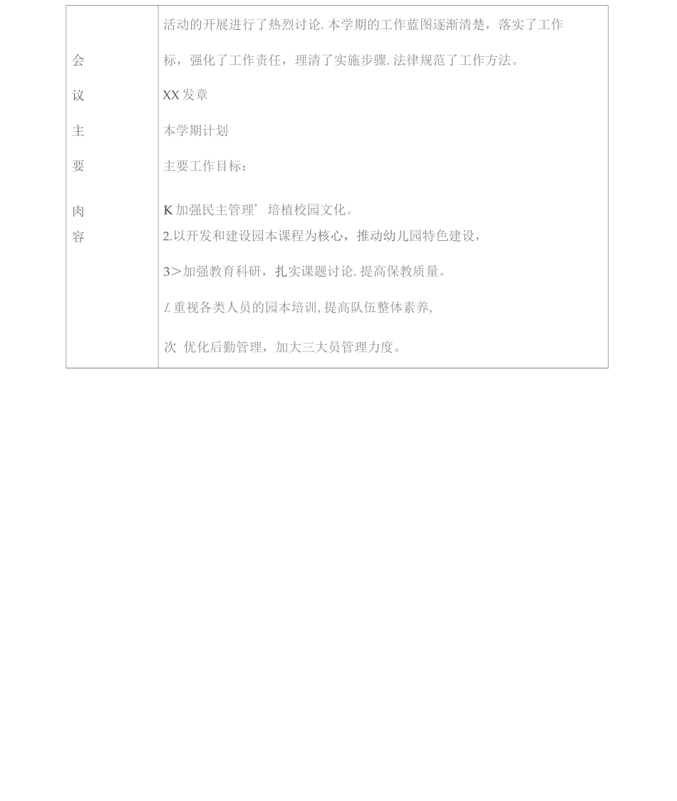 幼儿园董事会会议记录四篇_第3页