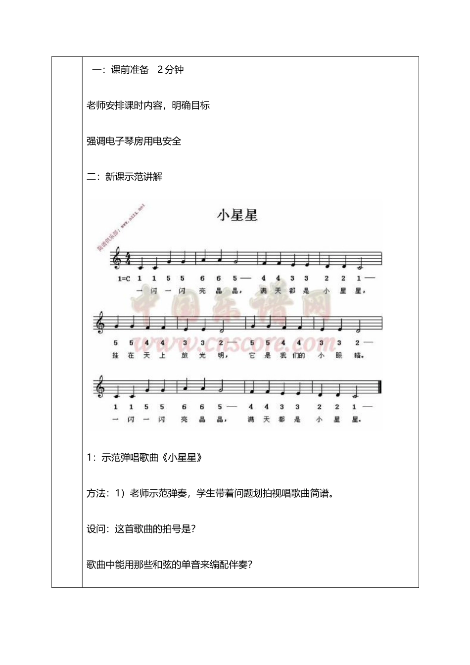 幼儿歌曲《小星星》即兴伴奏_第3页