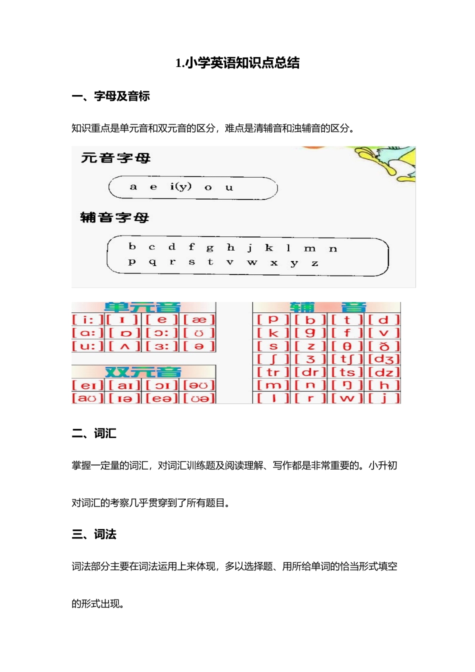 广州版小学英语知识点总结_第2页