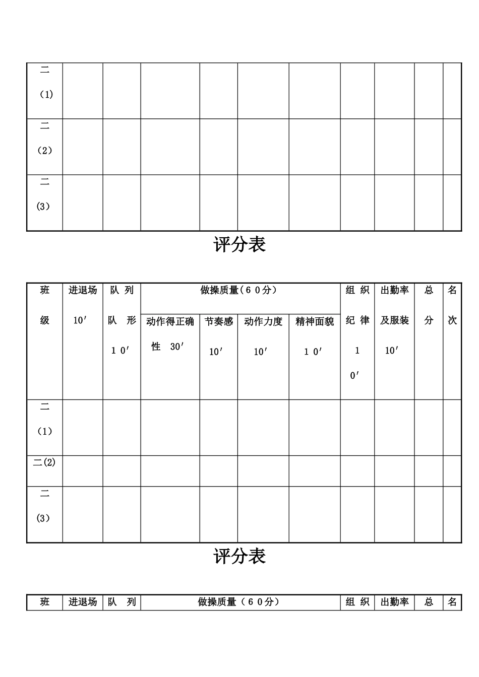 广播体操比赛评分表_第3页